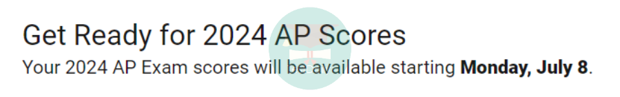 2024年AP成绩发布时间