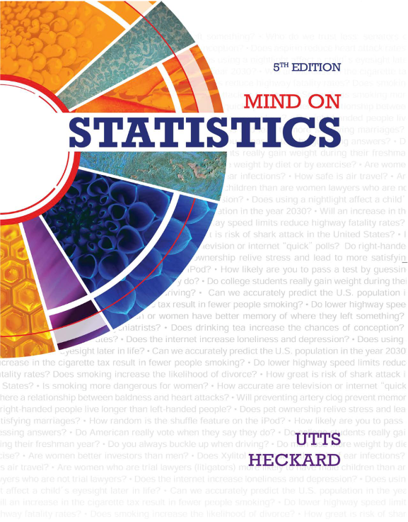 AP统计学教材Mind on Statistics, Cengage Learning